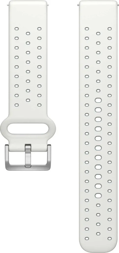 Bracelet de rechange Polar silicone 20mm bicolore blanc-bleu S/L sport
