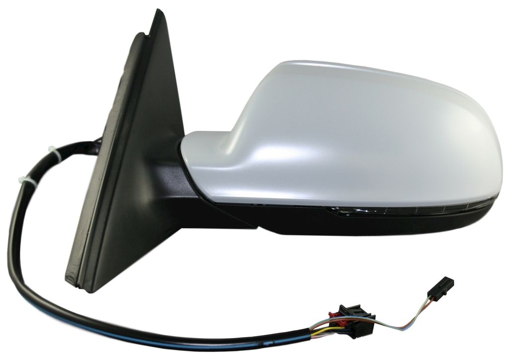 ALKAR 6139784 Außenspiegel Seitenspiegel Links für AUDI A4 Avant (8K5, B8) Beheizt Asphärisch Grundiert Elektrisch