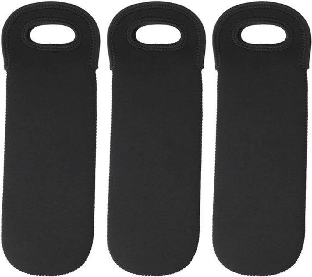 Protection thermique pour biberon et bouteille de sport en néoprène noir