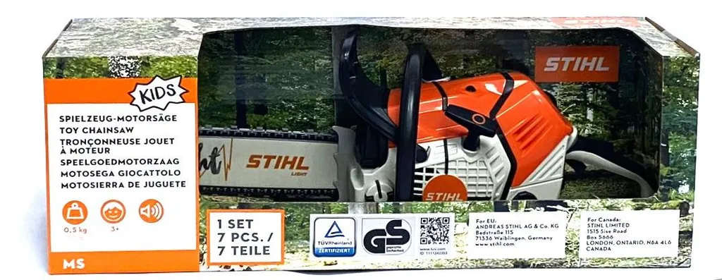 Tronçonneuse jouet avec volume réglable et plastique robuste - 2