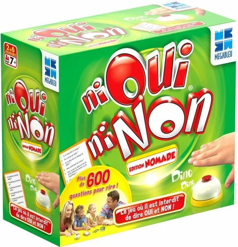 Jeu Ni Oui Ni Non Megableu avec 900 Questions pour Enfants et Adultes