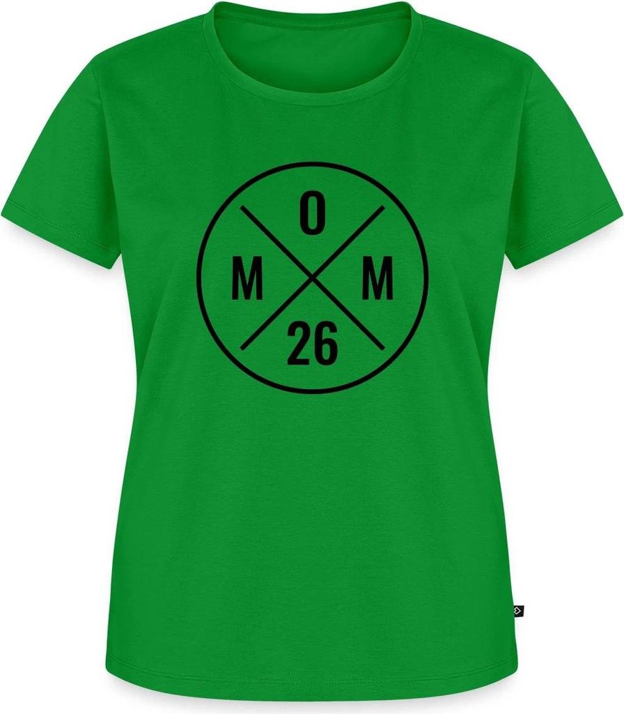 Spreadshirt Mom 2026 Modernes Mama Logo Schwangerschaft Frauen Premium T-Shirt, S, Grün