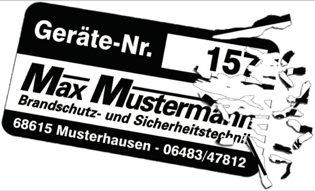 Dreifke Inventaretiketten schwarz/weiß, Dokumentenfolie, 60x30 mm, 100 Stück...