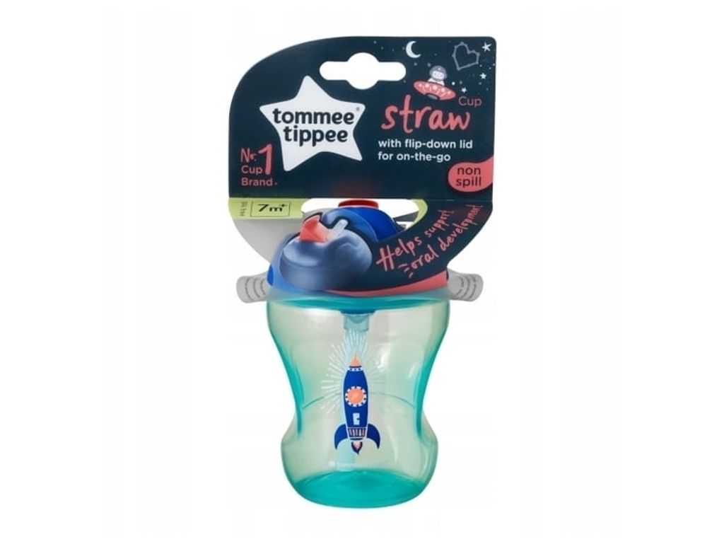 Tommee Tippee Auslaufsicherer Trinklernbecher für Jungen ab 7 Monaten, 230 ml
