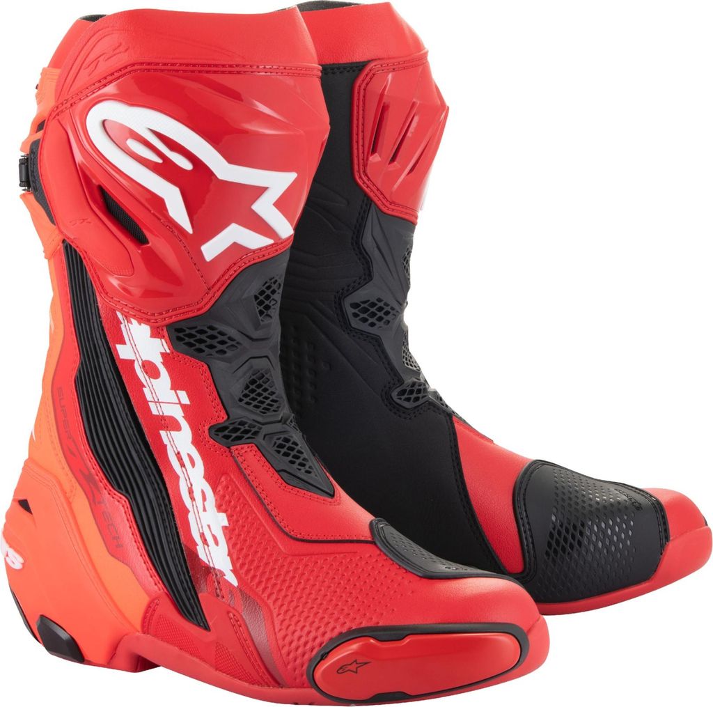 boty SUPERTECH R, ALPINESTARS (červená fluo/červená, vel. Obrázek produktu 
