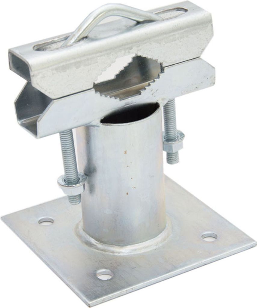 PremiumX Rohrschelle für Wandausleger 2x Zahnschelle Mastaufnahme bis Ø 50mm