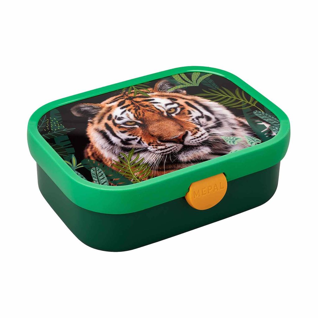 Boîte à pain - 18 x 13 cm - Vert - Marron - Plastique - Image du produit 