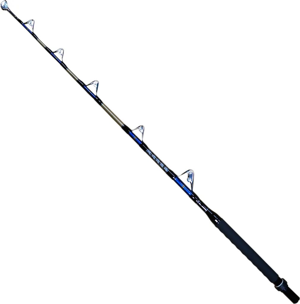 Canne Shimano Tiagra XTR Trolling 130lbs Carbone HPC avec Poulies 2.13m