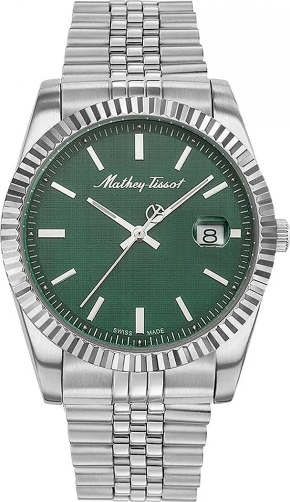 Montre MATHEY-TISSOT H810AV Vert Classique Idéale pour le Quotidien