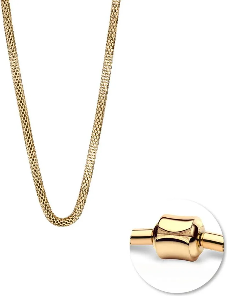 Bering Arctic Symphony 423-20-450 Collier Femme en Acier Inoxydable Argent