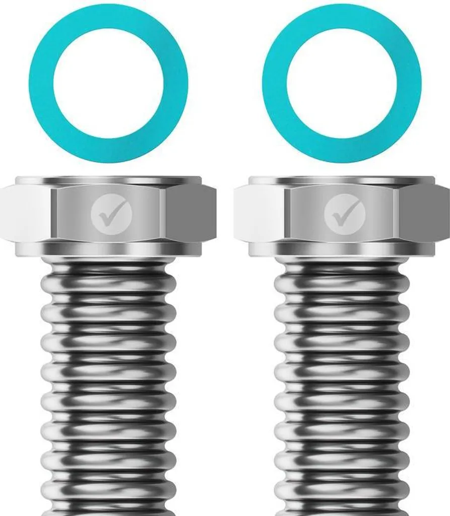 Solution de Raccordement Sécurisée Flexible G5/4" 40 cm Inox Anti-Fuite