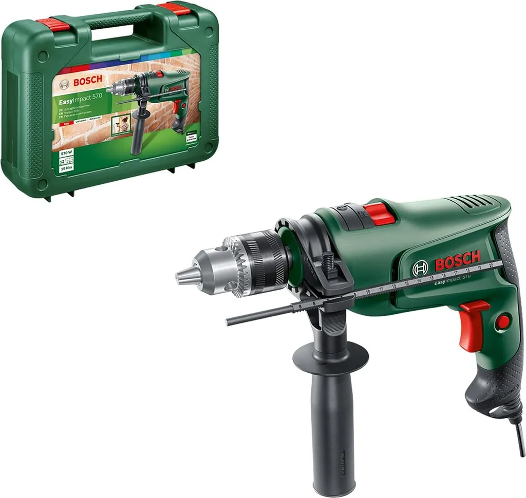 Perceuse Bosch EasyImpact 570 idéale pour percer le béton et le bois - 5