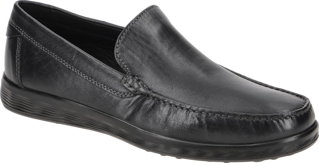 Ecco S LITE MOC Herrenschuhe - elegante Slipper - Halbschuhe schwarz NEU