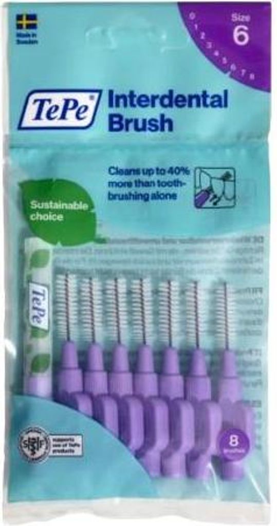 TePe | Brosses interdentaires 1,1 mm - Violet - 8 pièces - Image du produit 