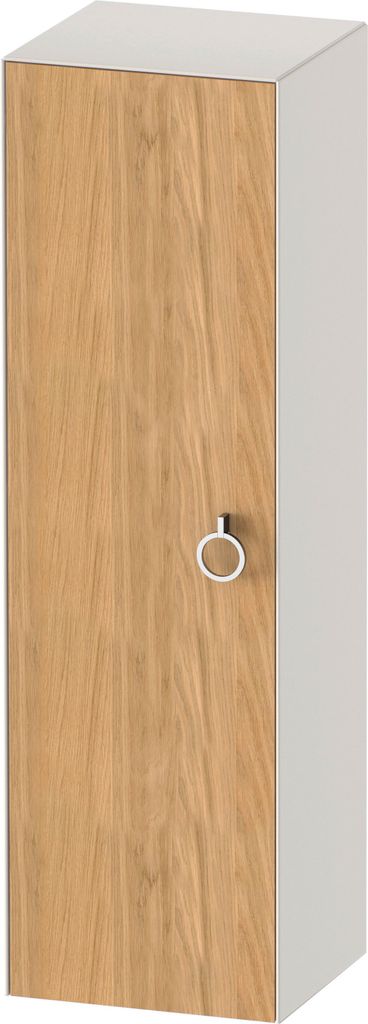 Duravit White Tulip Halbhochschrank, Breite 400 x Tiefe 360mm, eine Tür Anschlag links mit Griff, WT1333LH539