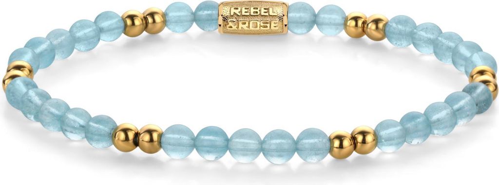 Rebel and Rose Stones Only RR-40138-G Damenarmband, Armbandumfang:19cm