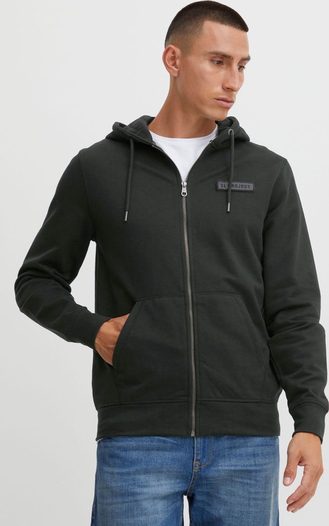 11 Project PRSidney Herren Sweatjacke Kapuzenjacke Hoodie mit Kapuze