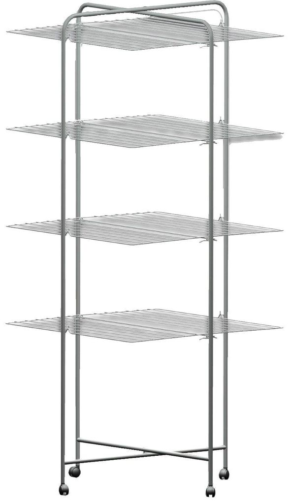 stendibiancheria a torre 'eric 4' cm 70x70x165h Immagine del prodotto 