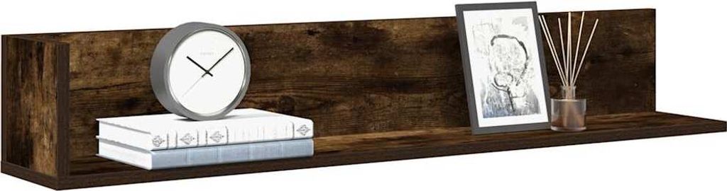 Maison Exclusive - Wandregale 2 Stk. Räuchereiche 100x16,5x16,5 cm Holzwerkstoff