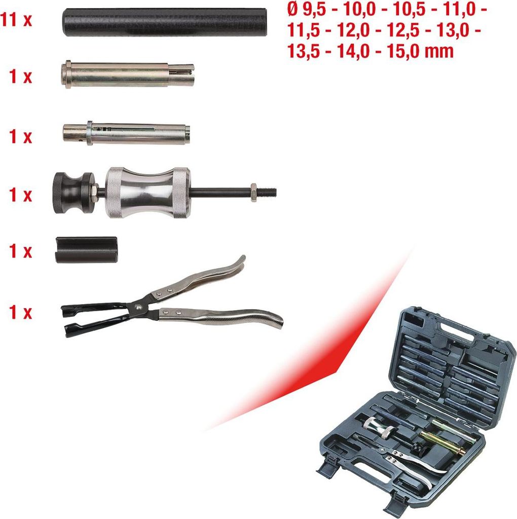 KS Tools Ventilschaft-Dichtring-Werkzeug-Satz,16-tlg