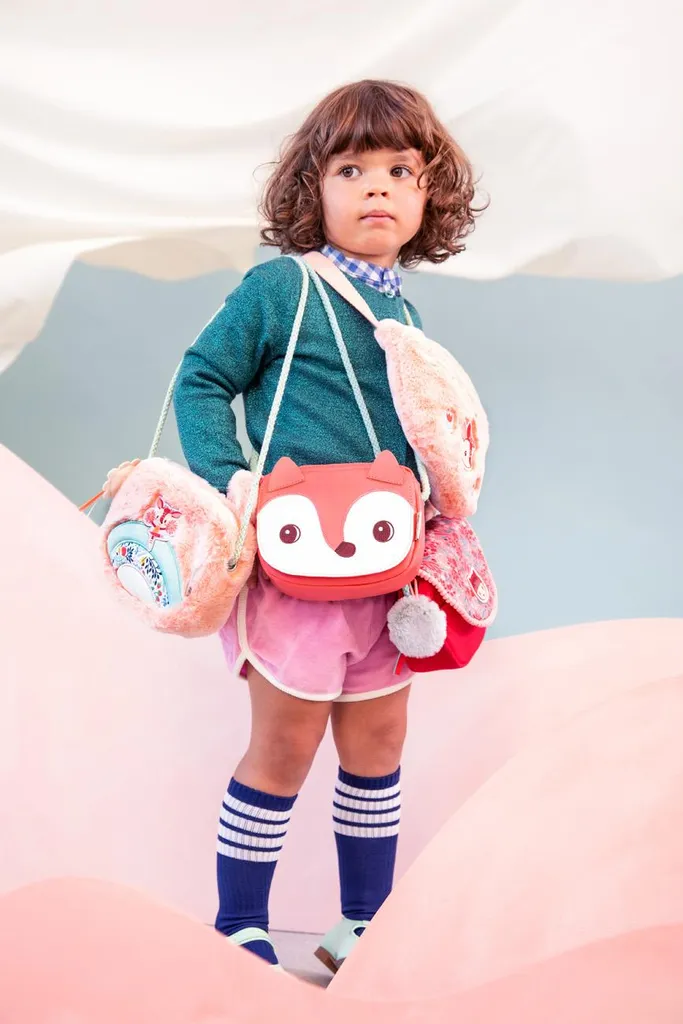 Sac enfant pour sortie : sac à main Stella Lilliputiens biche