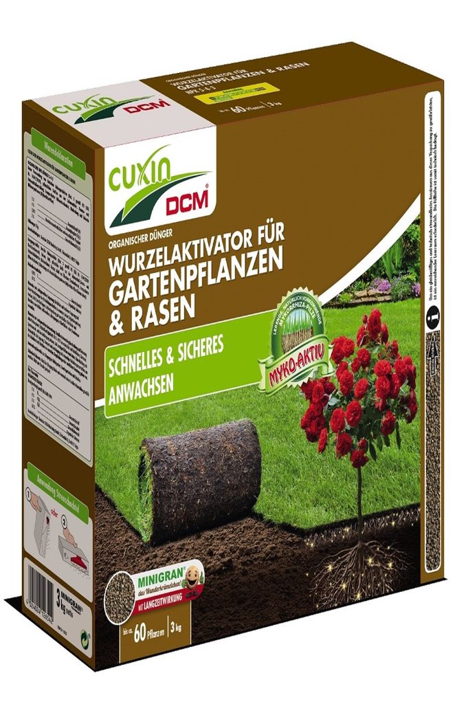 Cuxin DCM Wurzelaktivator für Gartenpflanzen & Rasen 3 kg Produktbild 