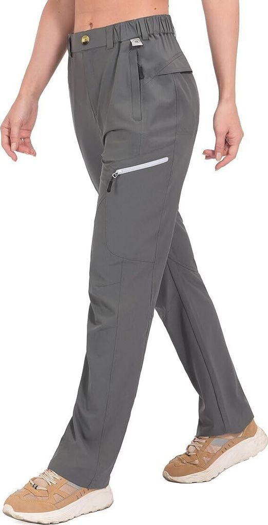 Flexible wasserdichte Damenhose Ideal für Trekking und Golf Größe L