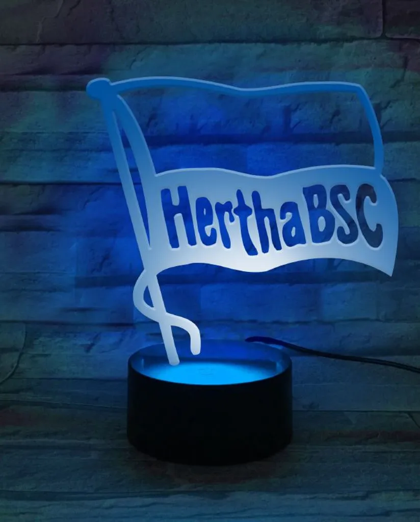 Hertha BSC Berlin LED-Lampe-Nachtlicht Logo
