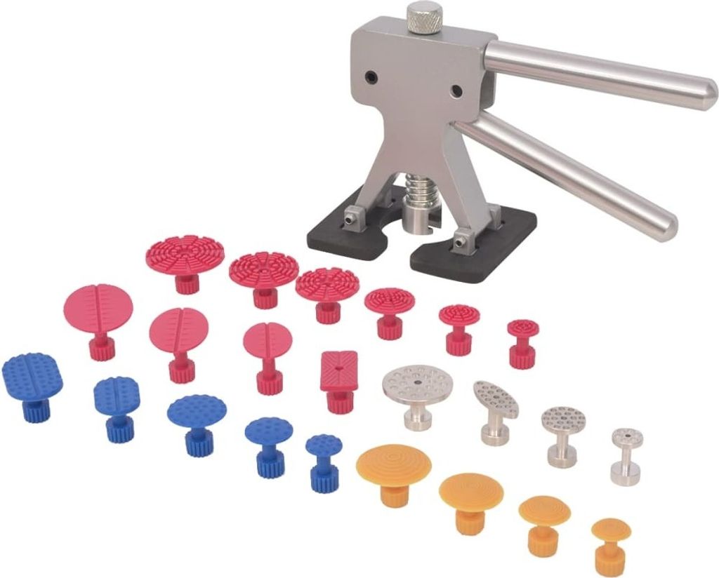 24-teiliges Lackreparatur Dellenheber Set Edelstahl