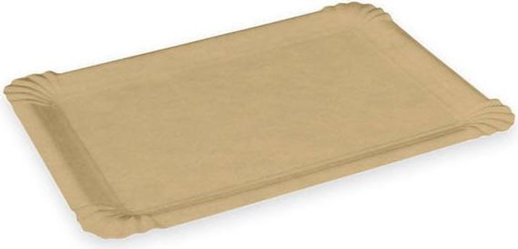 Kraftpapiertablett 10x16 cm 250 Stück.