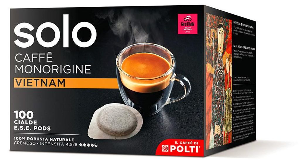 Polti BTAGD100, Kaffeepad, Espresso, 7 g, Easy Serving Espresso pod (E.S.E.), Mehrfarbig, 100% natural robusta