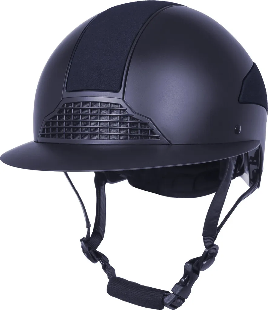 Casque d'équitation QHP Austyn visière polo : fini l'éblouissement en selle