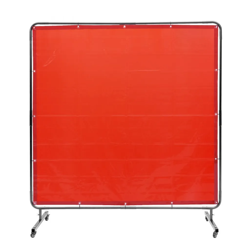 Rideau de soudure mobile pour atelier de métallerie et protection visuelle