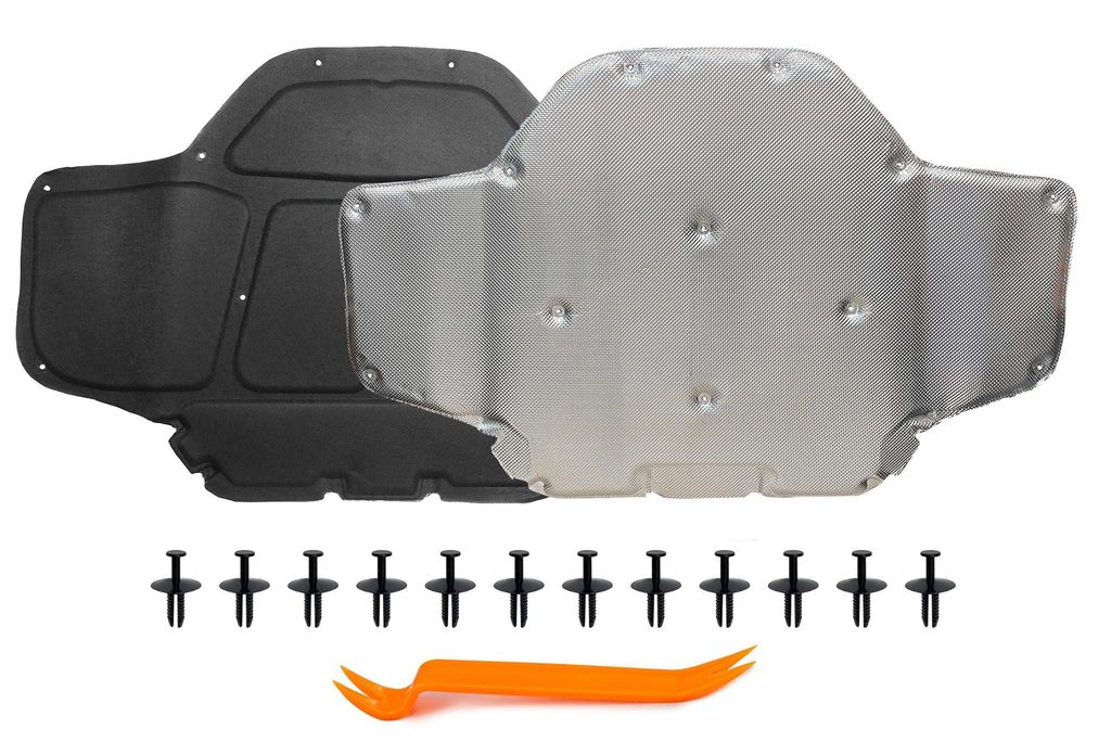 HERSTMOTO Insonorisant de capot avec clips compatible avec Image du produit 
