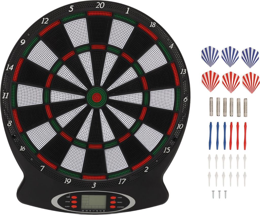 Elektronische Dartscheibe, präzise Erkennung, für Kinder und Erwachsene, Dartscheiben-Set mit automatischer Wertung, Indoor-Spiel für Familie un...
