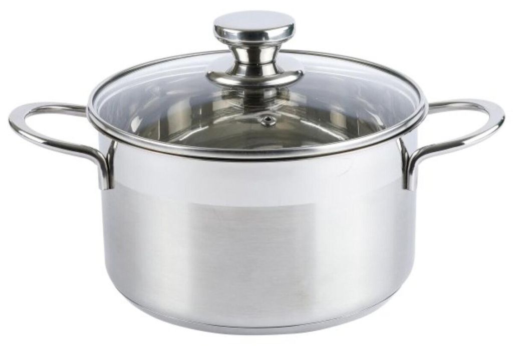 Kookpan, diameter ongeveer 18 cm, roestvrij staal Productafbeelding 