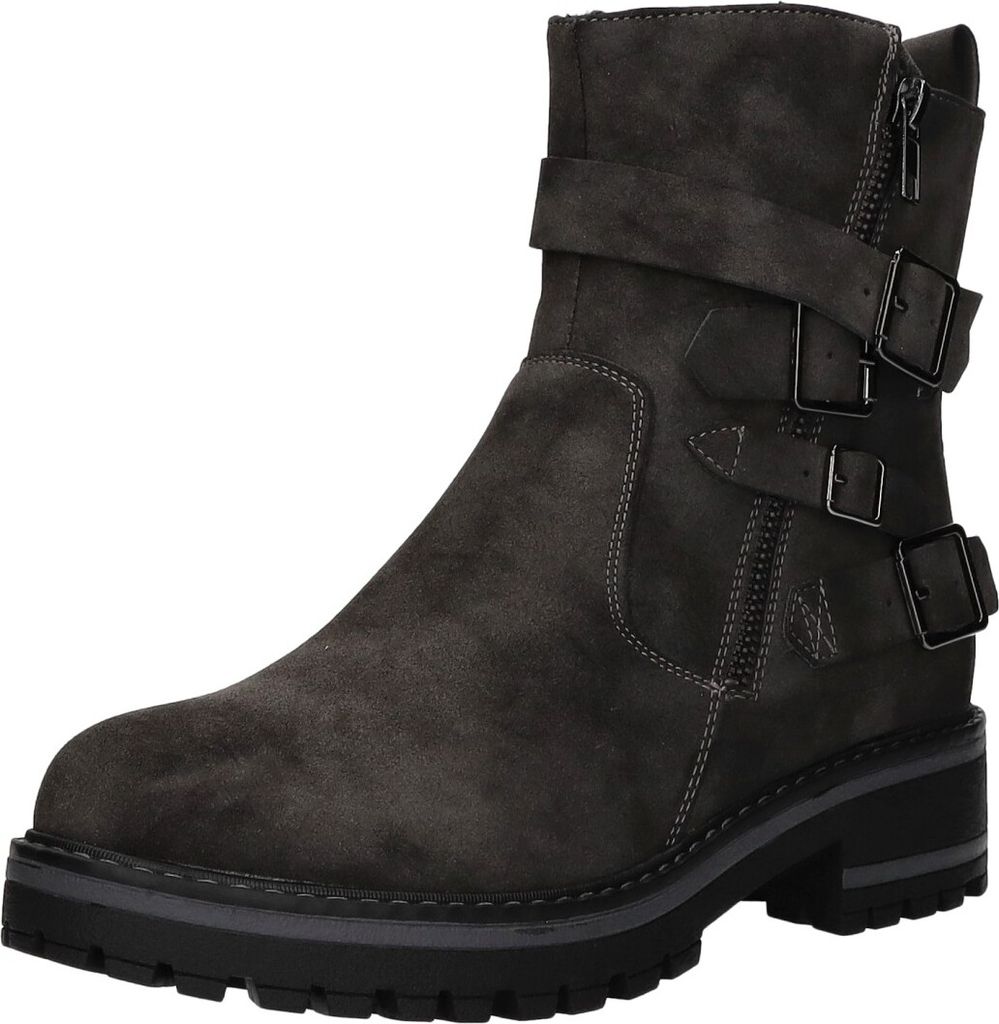 Schlupf-/Reißverschlußstiefelette Warmfutter bis 35mm Absatz (casual) 4N451117C-GY