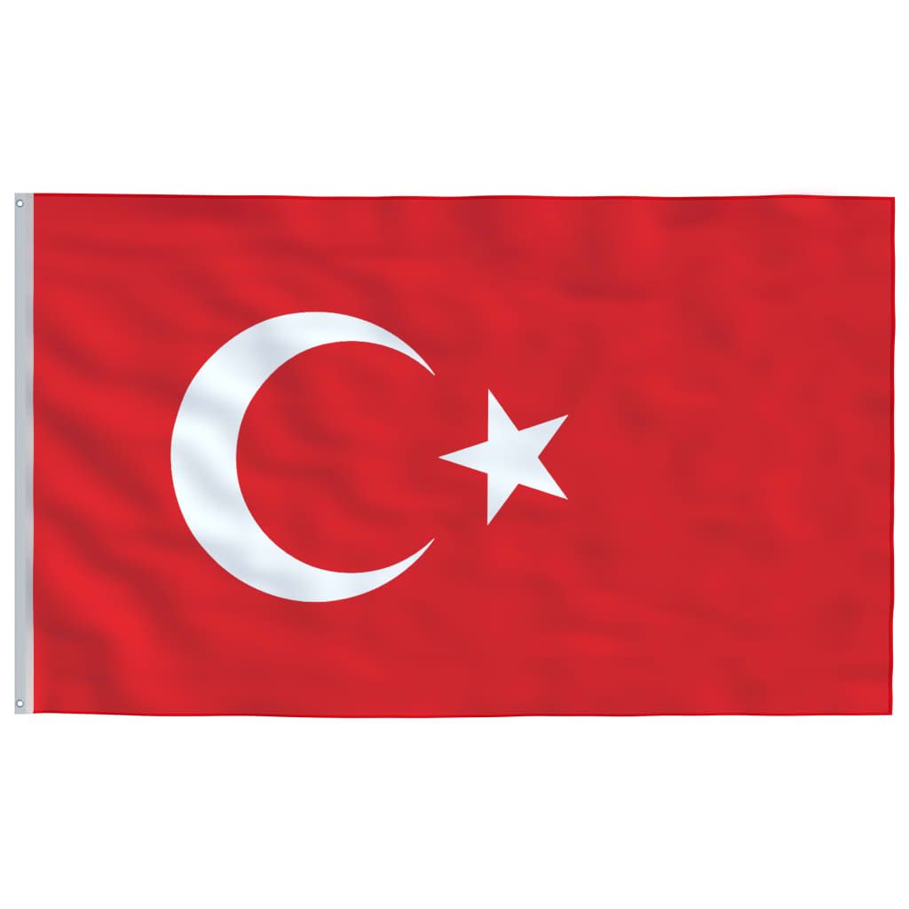 vidaXL Drapeau de la Turquie 90 x 150 cm Image du produit 