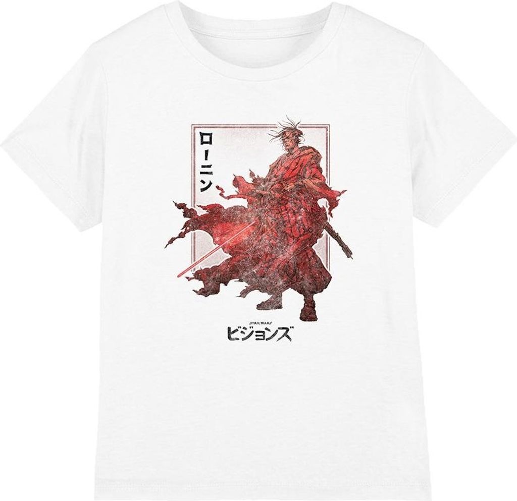 Star Wars - "Visions Ronin" T-Shirt für Kinder TV4012 (152-158) (Weiß)