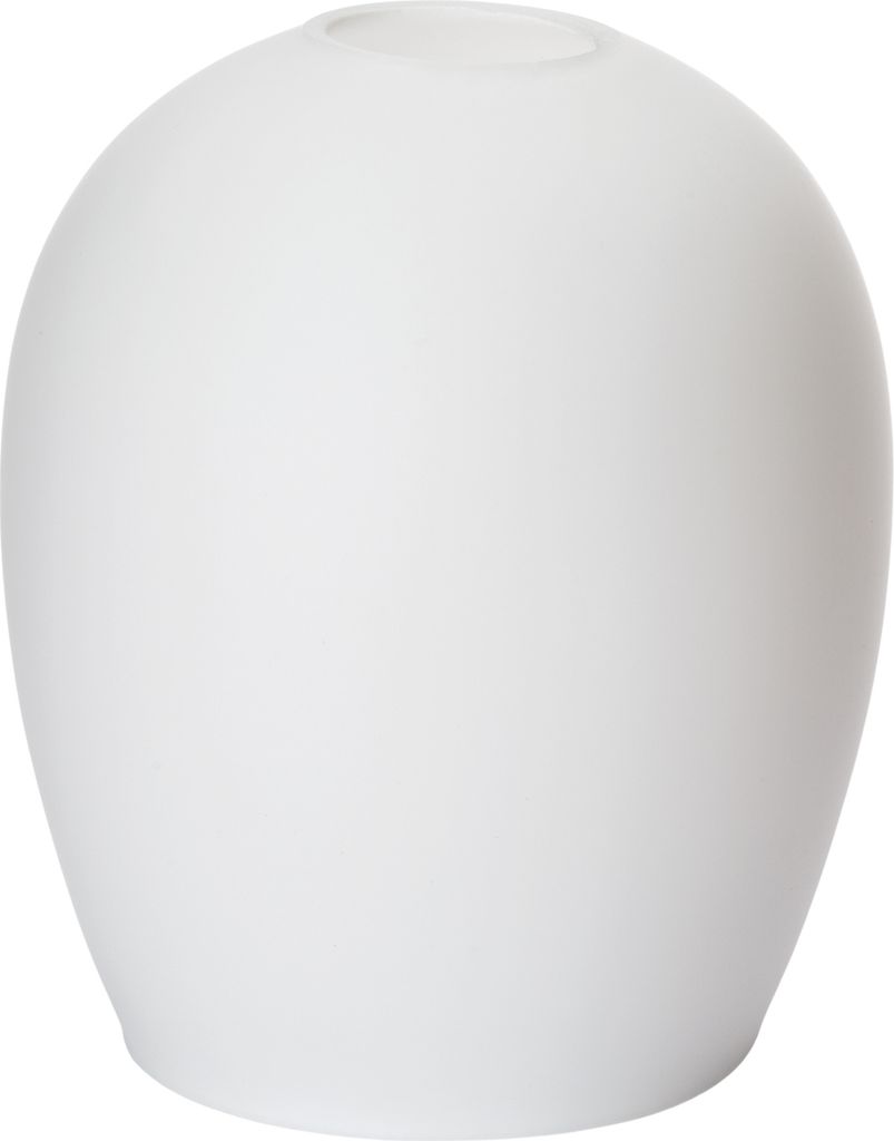 Glas Lampenschirm Ersatzglas Tulpenform weiß Lochmaß E14 ø 30 mm Leuchtenglas