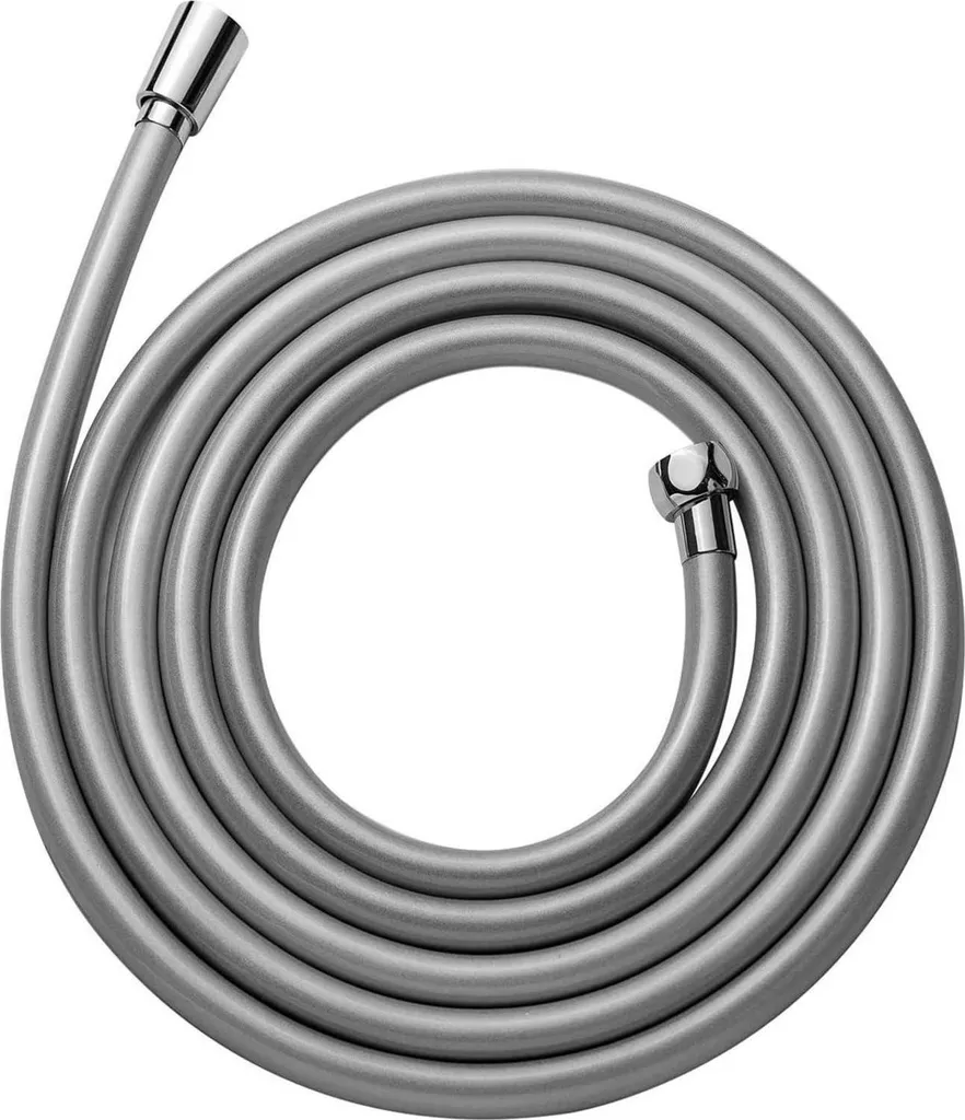 Tubo Doccia OFFO 3,5m PVC Argento | Sicuro, Igienico e Antitorsione