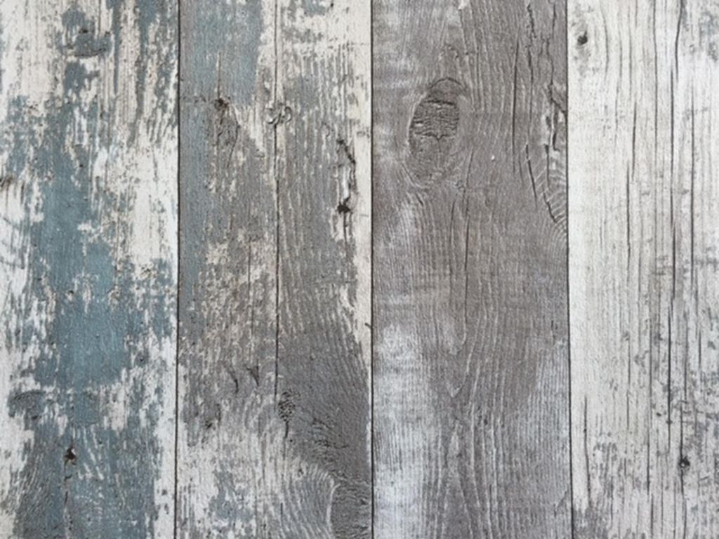 WOW - Tapete - Holz - Blau/Braun - 10mx52cm Produktbild 