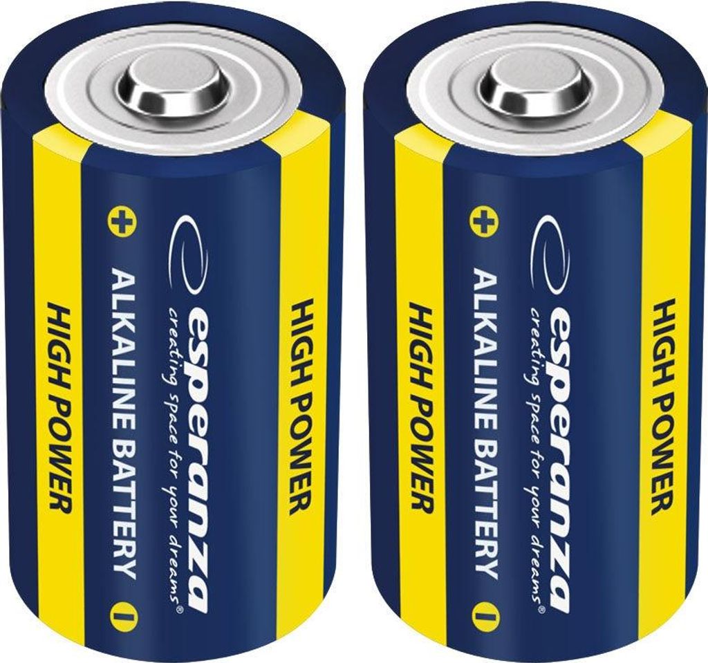 Esperanza Alaline Batterie D Lr20 2St. Blase