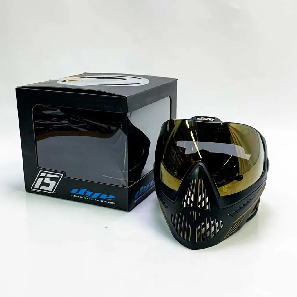Masque de Protection Paintball Dye I5 V2.0 Onyx - Écran Thermal Haute Vue