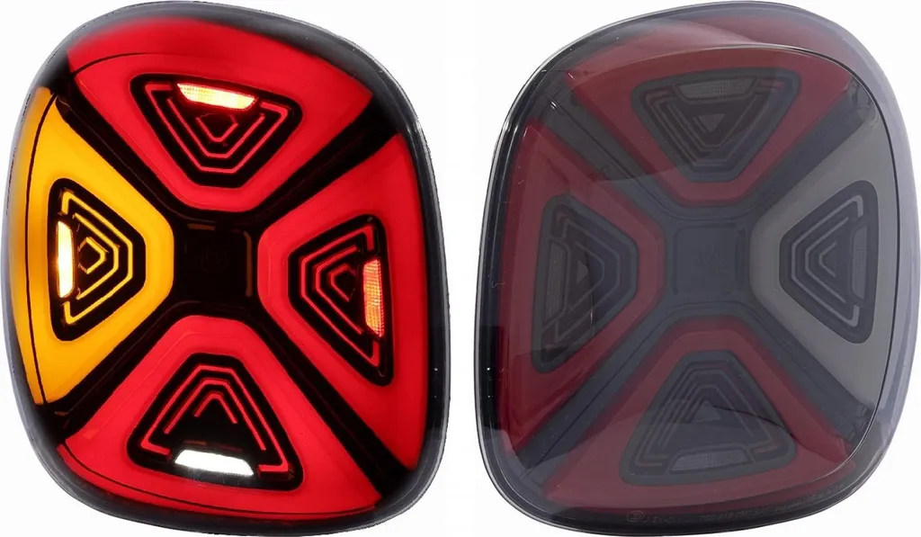 Kit optiques de feux arrière LED Smart 453, compatible Fortwo et Forfour