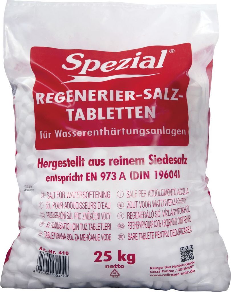 Ralinger Salz Regeneriersalztabletten 25 kg, für Produktbild 