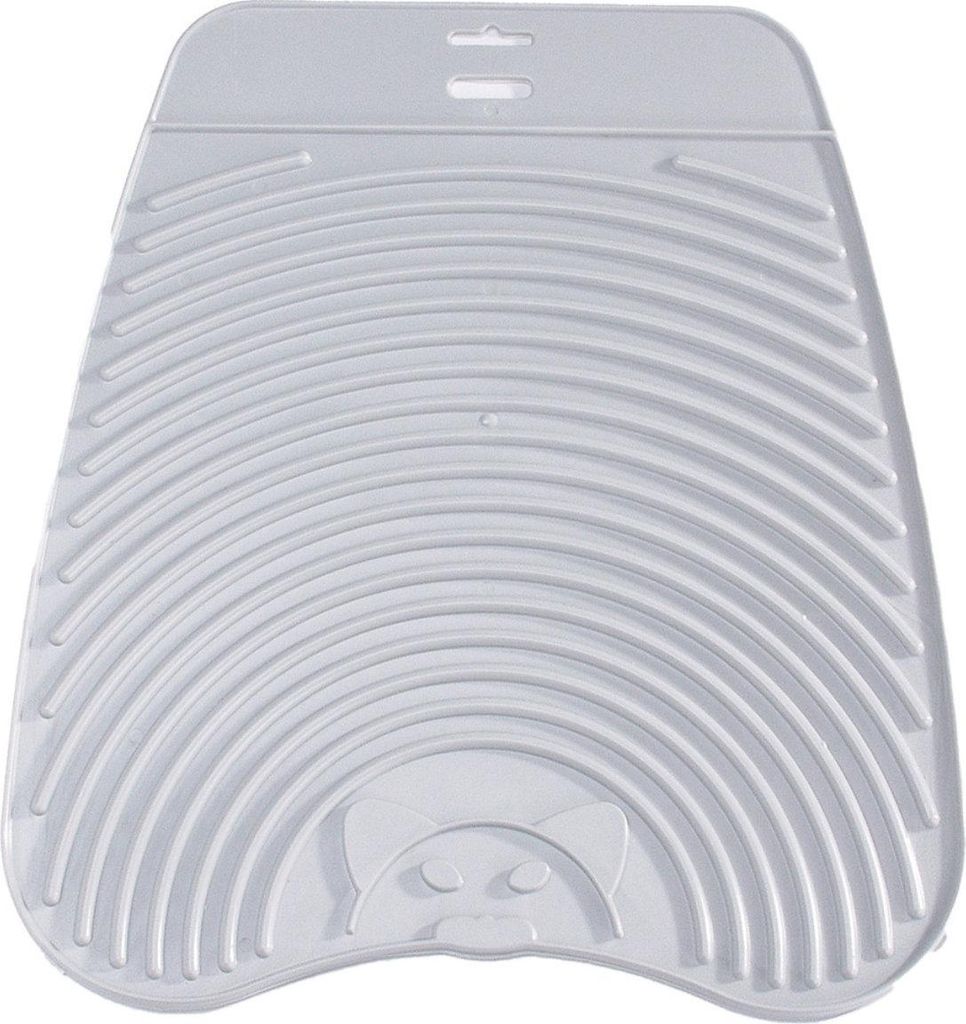 Matte - Katzentoilette Vorlegematte - grau - 38x35x0,5 cm Produktbild 