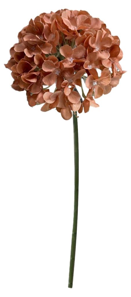 Realistische künstliche Hortensienblüte, große, naturgetreue Kunstseidenblume mit Stiel, voller künstlicher Hortensienstrauß für Hochzeitsdek...