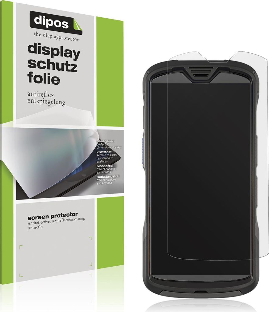 4x Schutzfolie für Zebra FR55 matt Displayschutzfolie Folie Display Schutz dipos