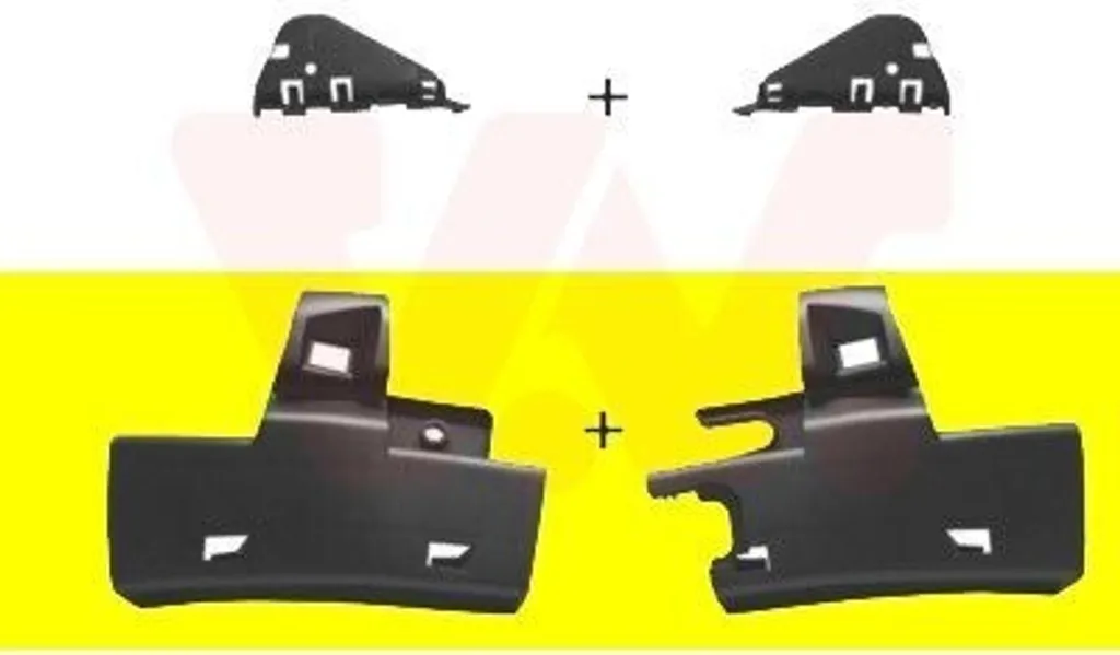 Support de pare-chocs VAN WEZEL 4040539 pour Peugeot 307 SW et Break